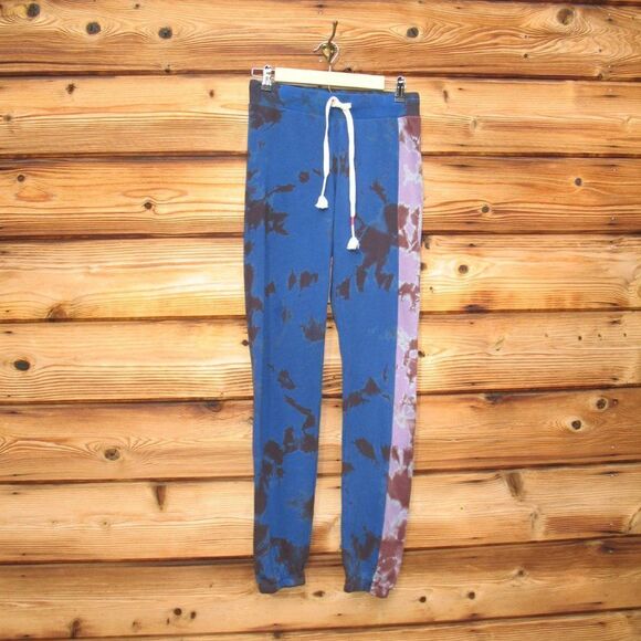 NWOT Wildfox Blue Tie Dye Joggers Pants - Picture 3 of 9